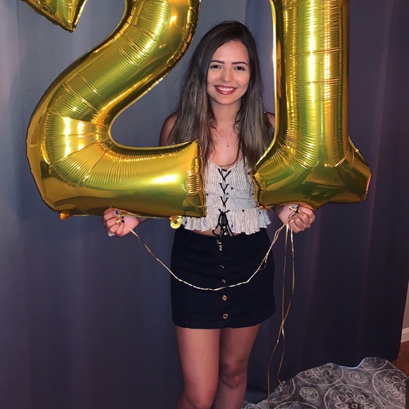 Forever 21 Navy Skirt - Picture 5 of 5